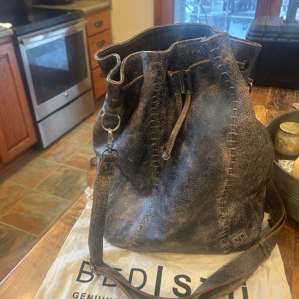 Bed Stu Eve Leather Women's Bag Black Lux